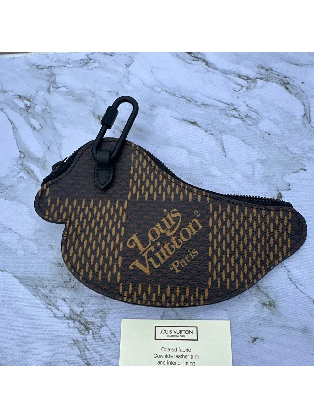 Louis Vuitton x Nigo LV2 Duck Coin Card Holder Damier Ebene